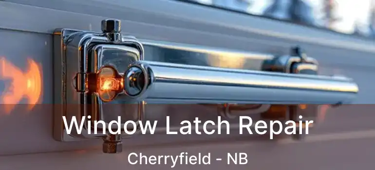  Window Latch Repair Cherryfield - NB