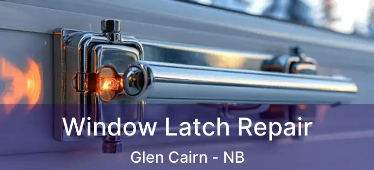  Window Latch Repair Glen Cairn - NB