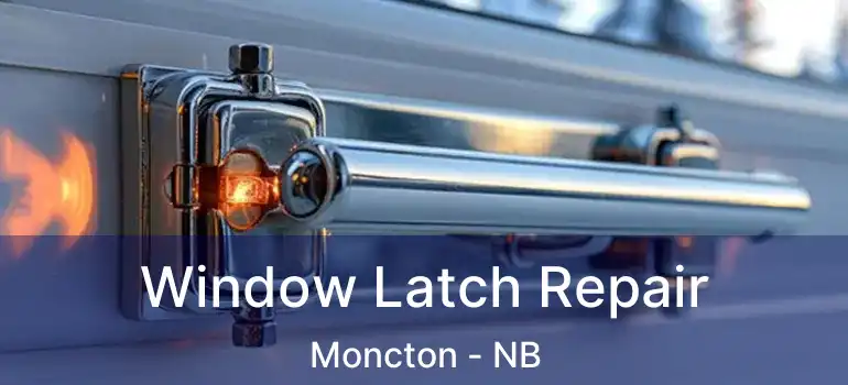  Window Latch Repair Moncton - NB