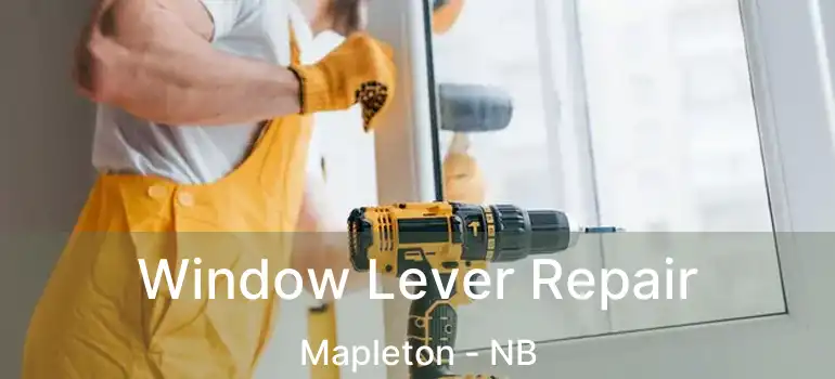  Window Lever Repair Mapleton - NB