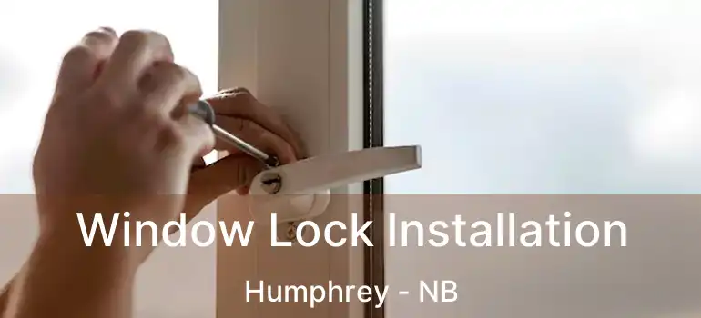  Window Lock Installation Humphrey - NB