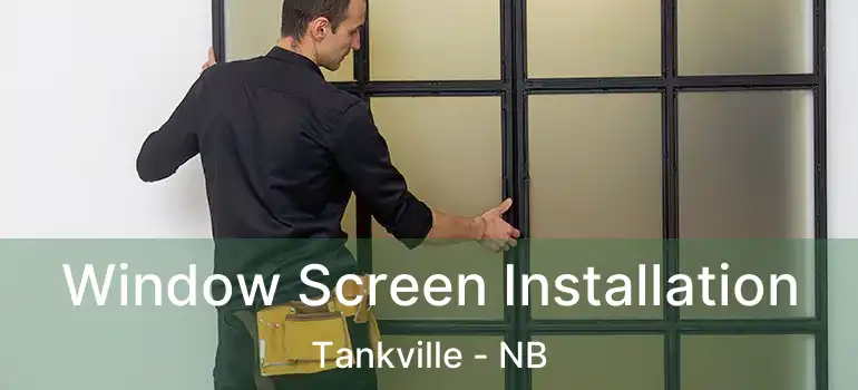  Window Screen Installation Tankville - NB