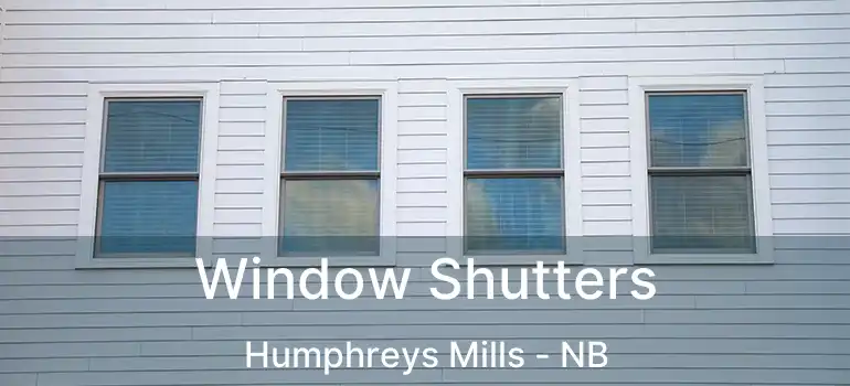  Window Shutters Humphreys Mills - NB