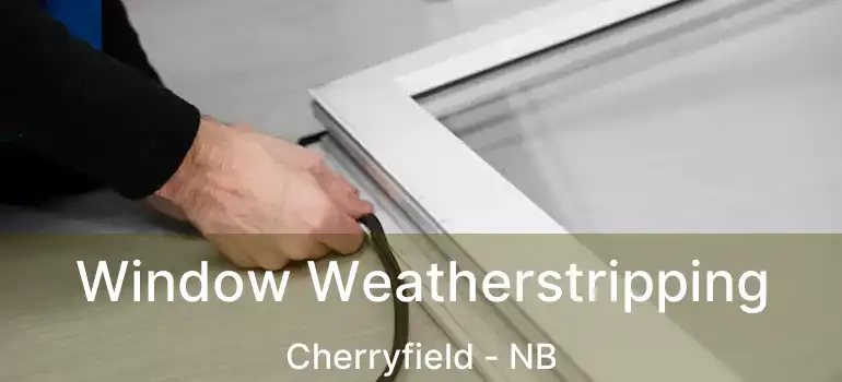  Window Weatherstripping Cherryfield - NB