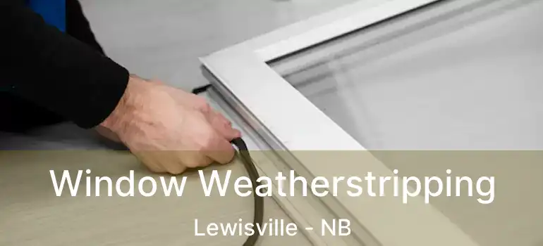  Window Weatherstripping Lewisville - NB